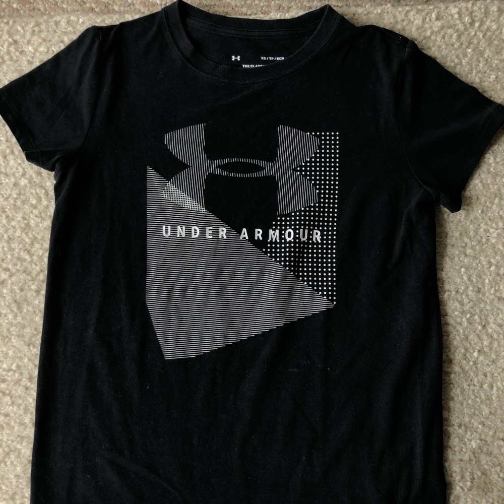Black Under Armour Logo T-Shirt